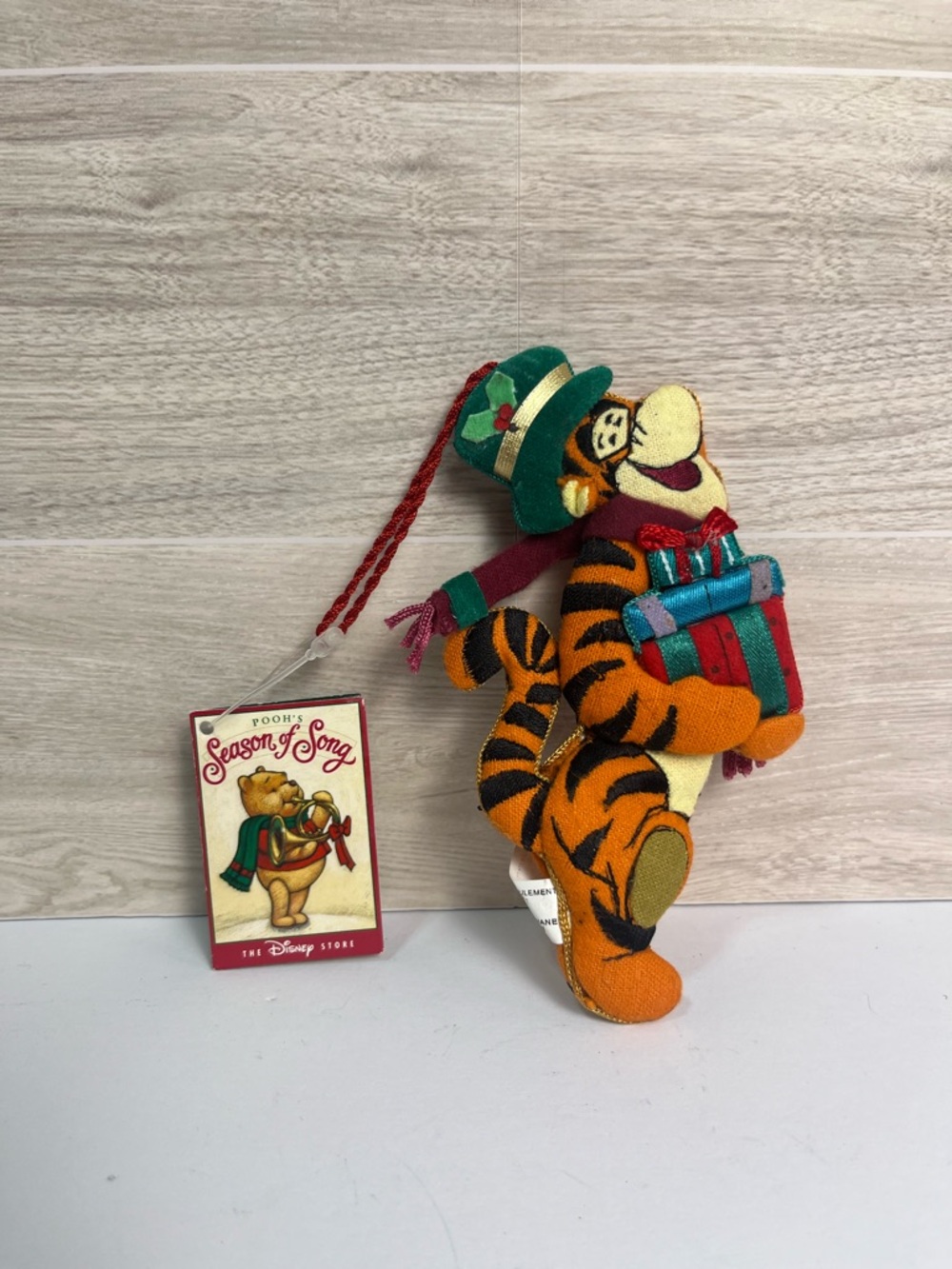 Pooh's Seasons of Greetings The Disney Store Cloth Fabric Tigger
Ornament